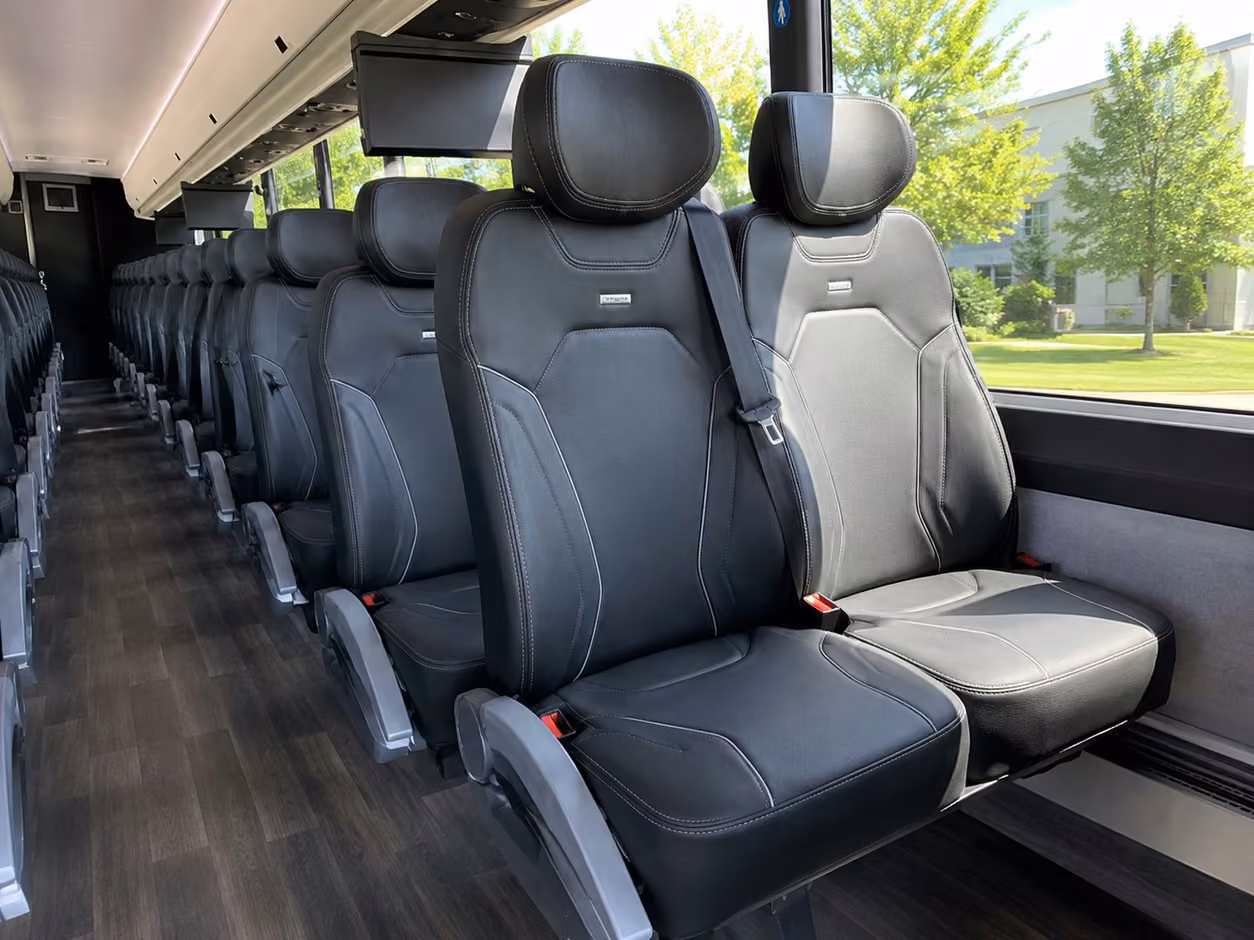 fort smith charter bus interior