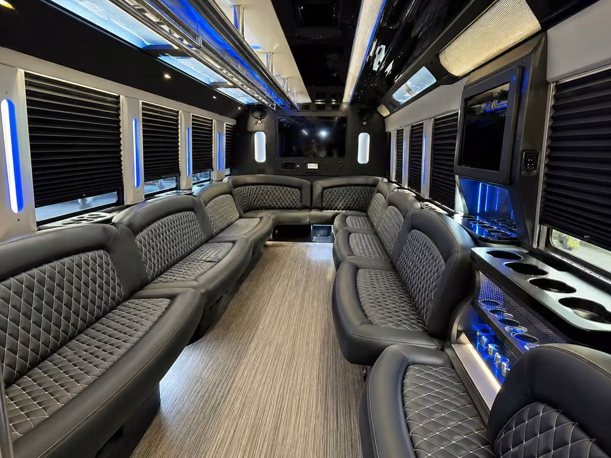 fort smith party bus interior