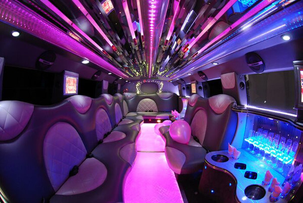black hummer limo interior Sherwood