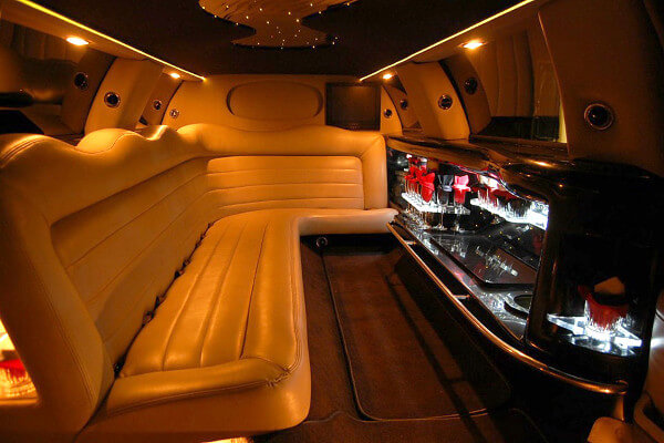 Russellville black limo interior