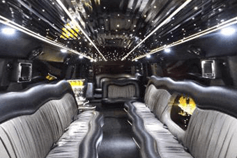 white hummer limo interior Bella Vista