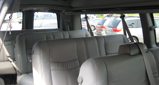van rental interior